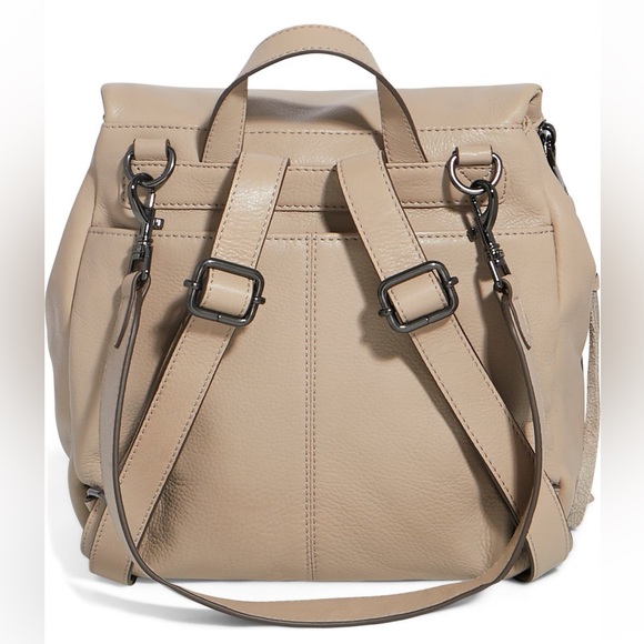 Aimee Kestenberg TAUPE pleated convertible backpack - Picture 7 of 10